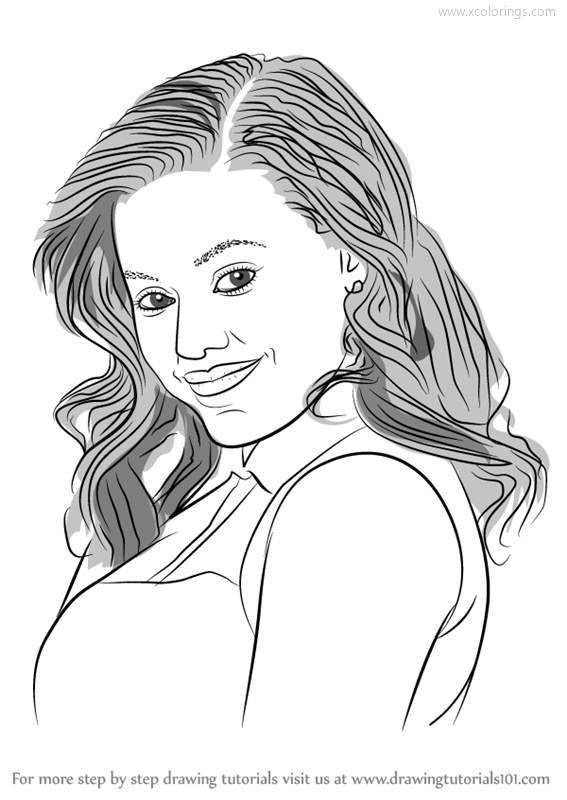 Free Audrey from Descendants Coloring Pages printable