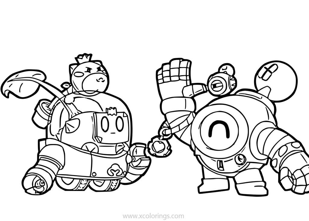 Free Brawl Stars Coloring Pages Sprout Et Nani printable