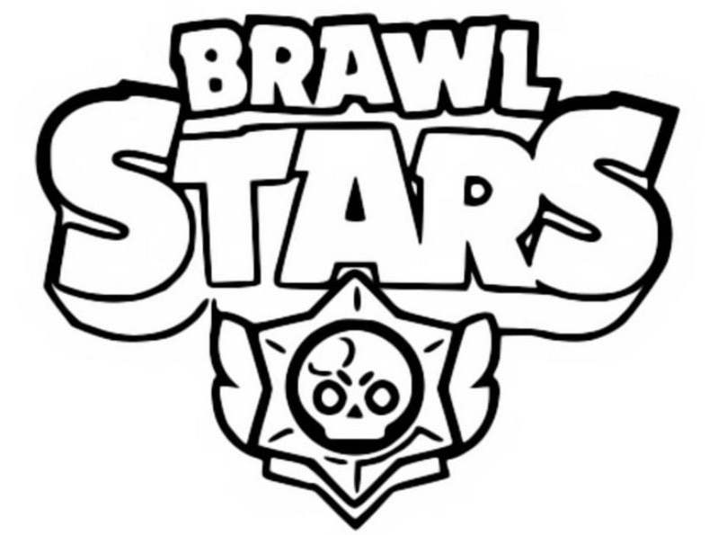 Free Brawl Stars Logo Coloring Pages printable