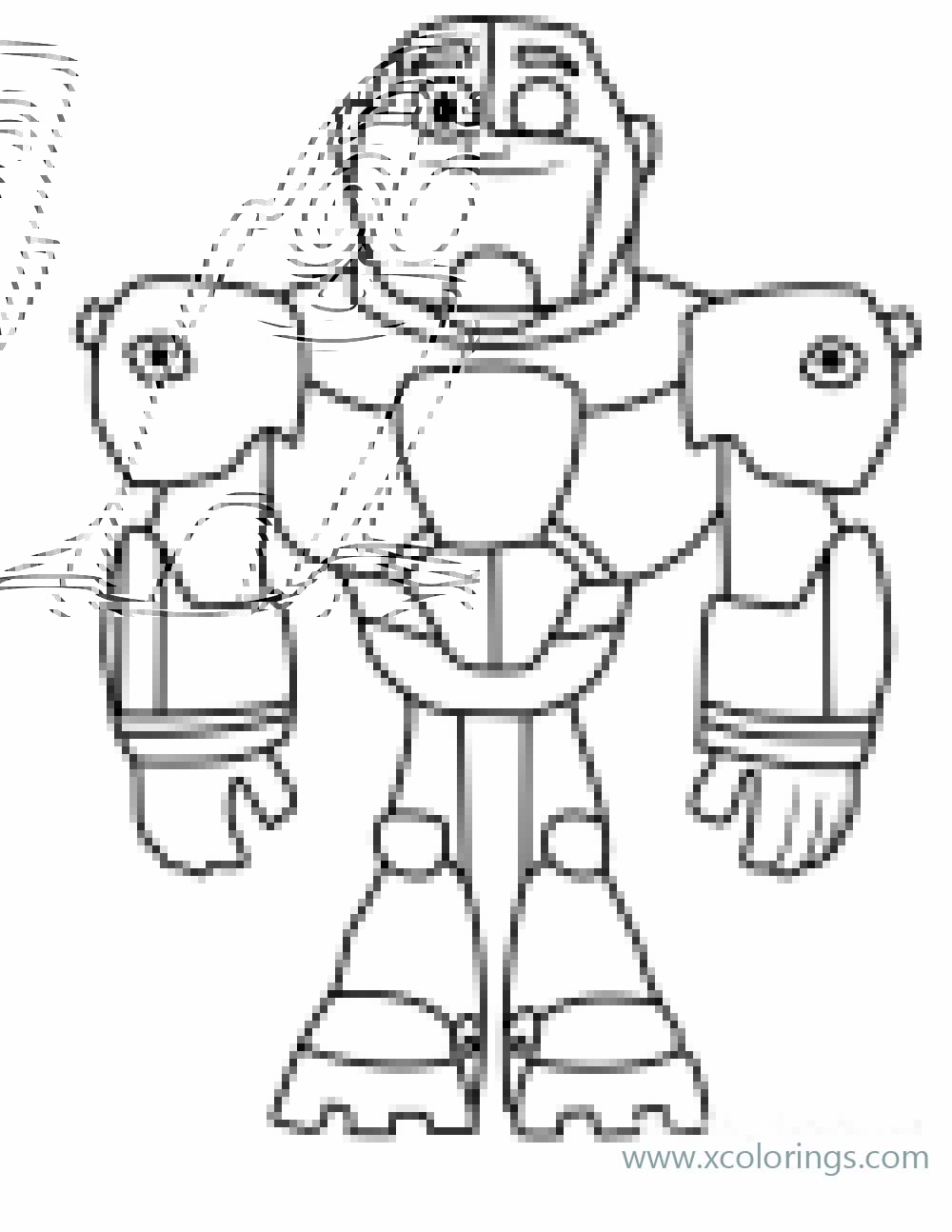 Free Cyborg from Teen Titans Go Coloring Pages printable