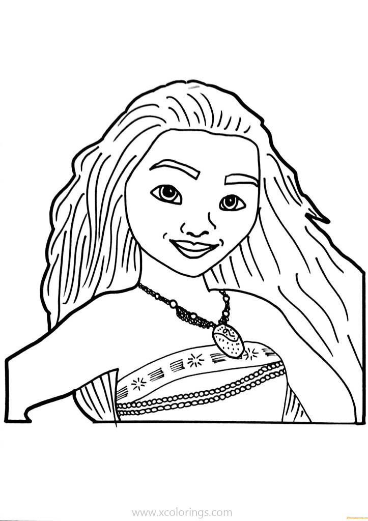 Free Disney Moana Coloring Pages printable