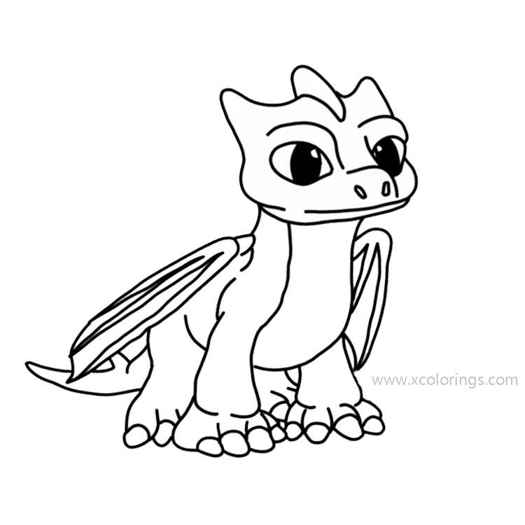 Dragons Rescue Riders Coloring Pages Winger - XColorings.com