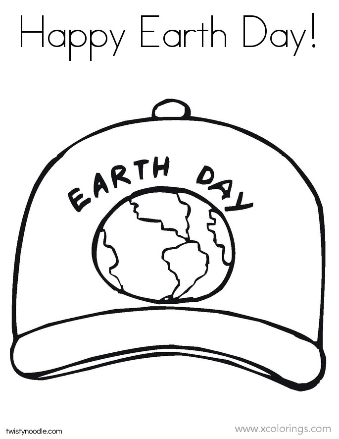 earth-day-hat-design-coloring-pages-xcolorings