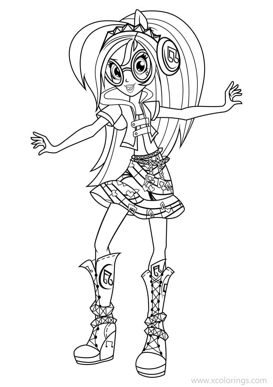 Equestria Girl Lemon Zest Coloring Pages XColorings