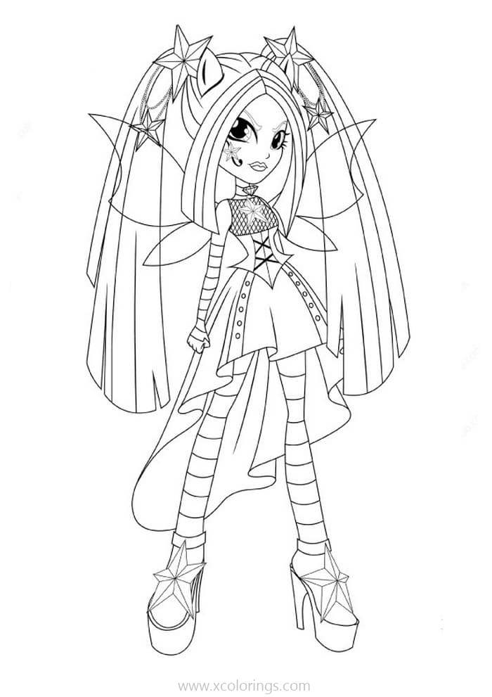 Free Equestria Girls Villain Coloring Pages printable