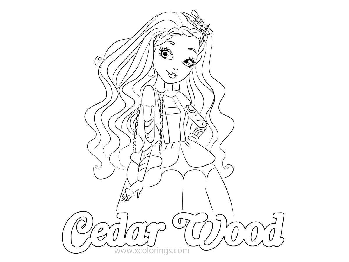 Free Ever After High Cedar Wood Coloring Pages printable