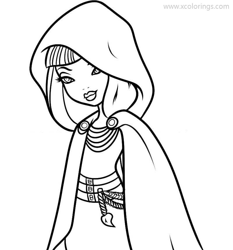 Free Ever After High Character Cerise Hood Coloring Pages printable