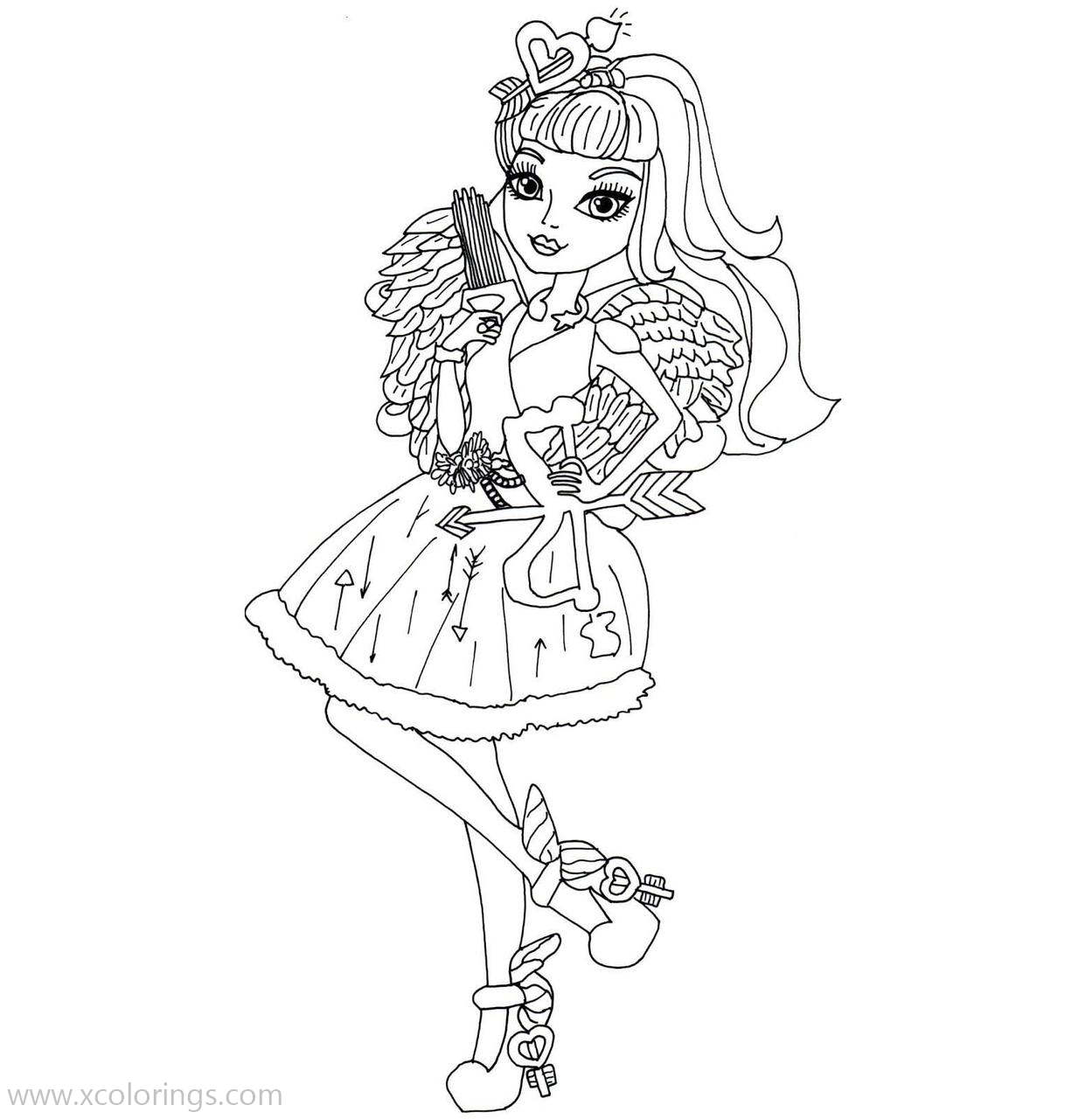 Free Ever After High Coloring Pages C A Cupid printable