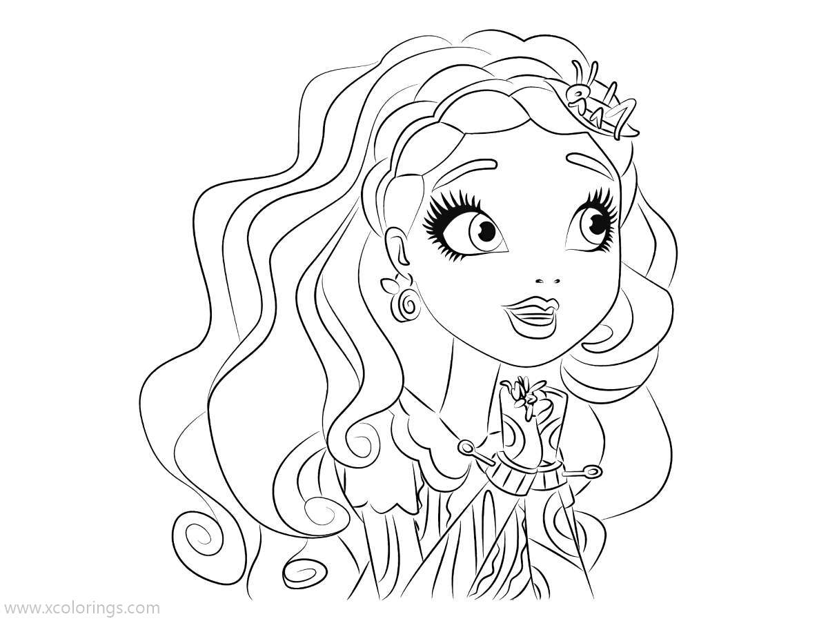 Free Ever After High Coloring Pages Girl Got A Surprise printable