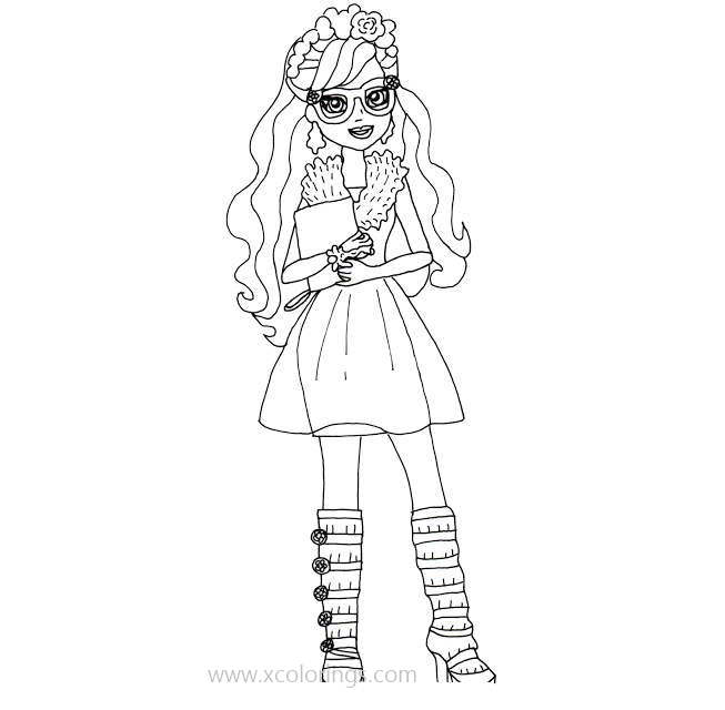 Free Ever After High Coloring Pages Rosabella Beauty printable