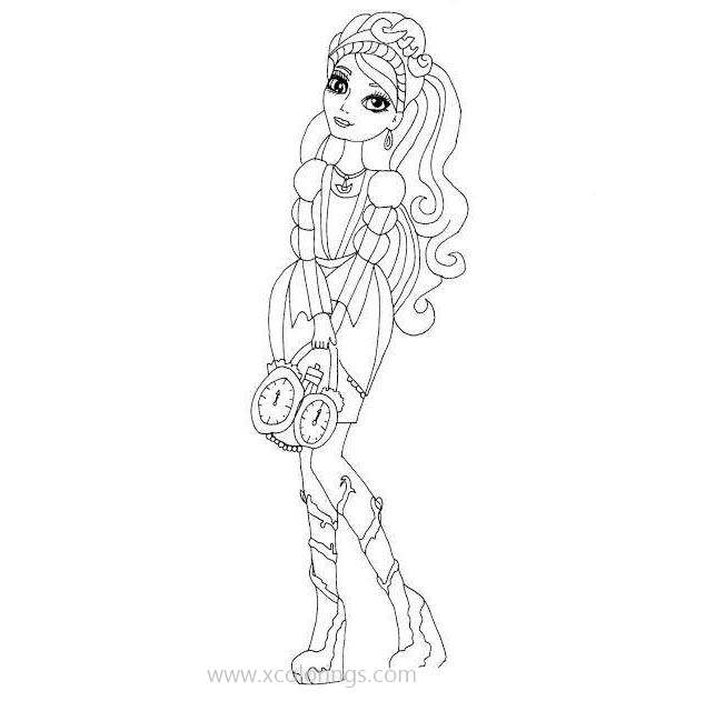 Free Ever After High Princess Coloring Pages printable