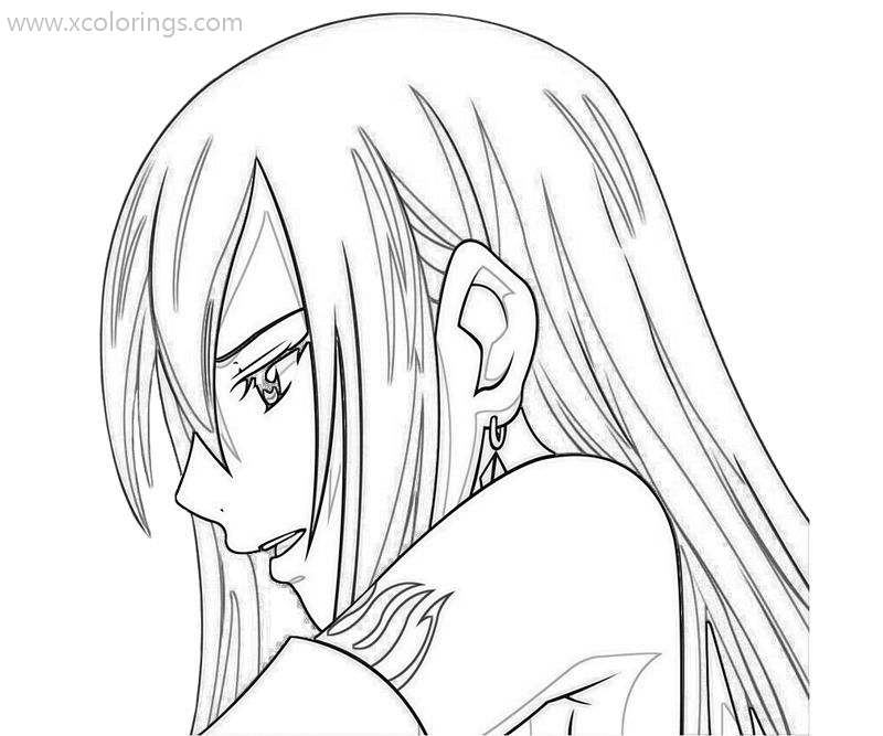 Free Fairy Tail Coloring Pages Freed Justine printable