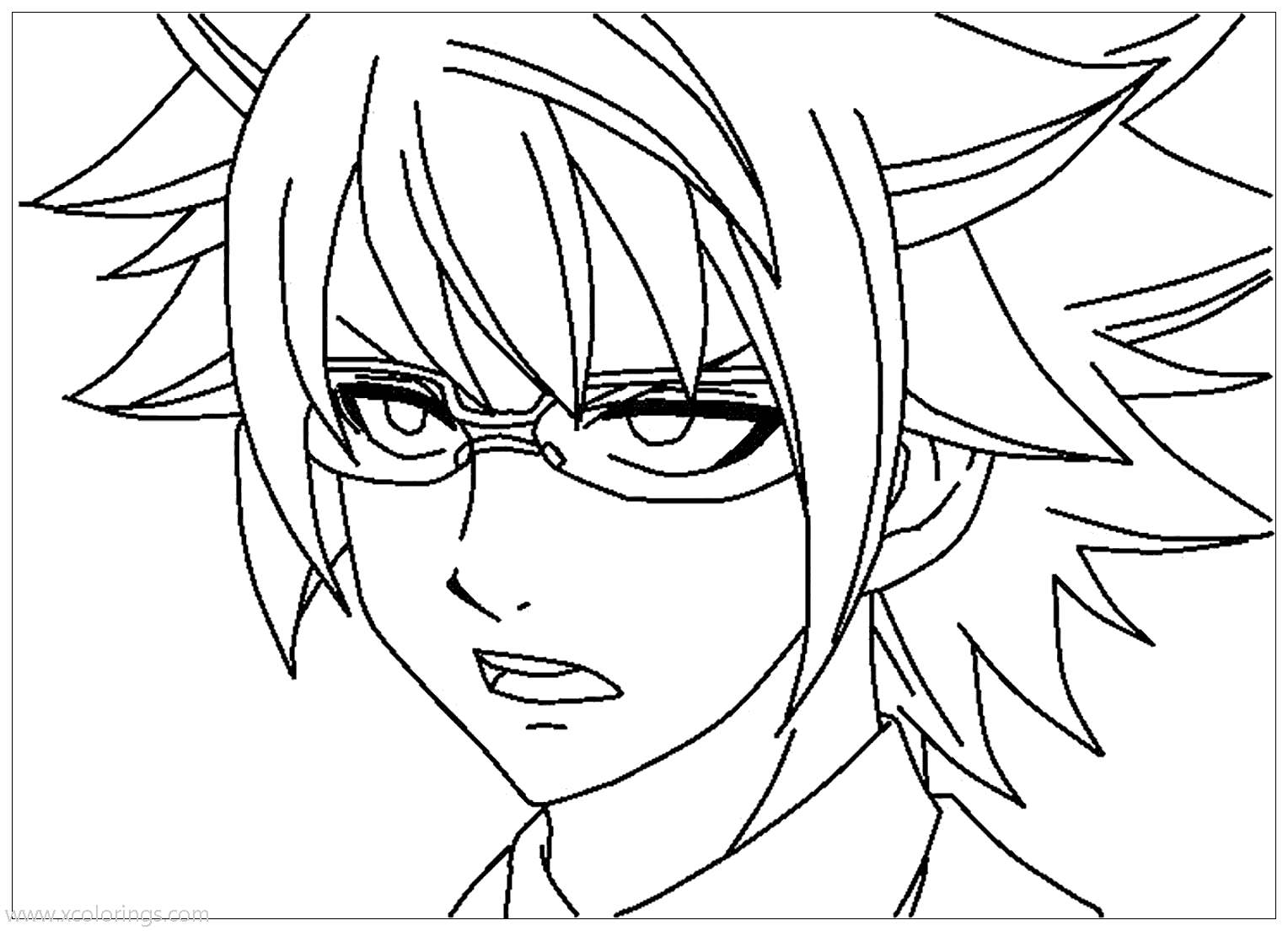 Free Fairy Tail Coloring Pages Loke printable