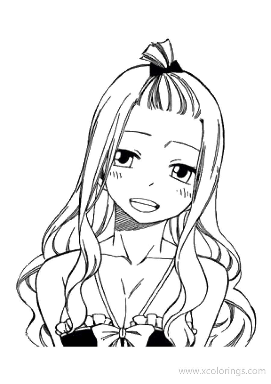 Anime Coloring Pages Fairy Tail