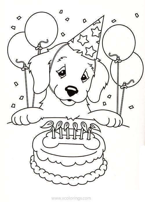 Free Happy Birthday Lisa Frank Coloring Pages printable