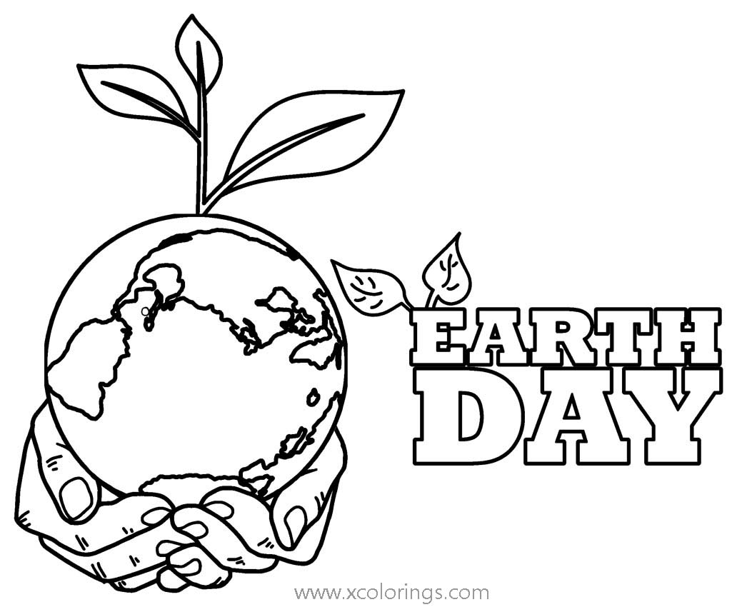 Free Happy Earth Day Coloring Pages printable