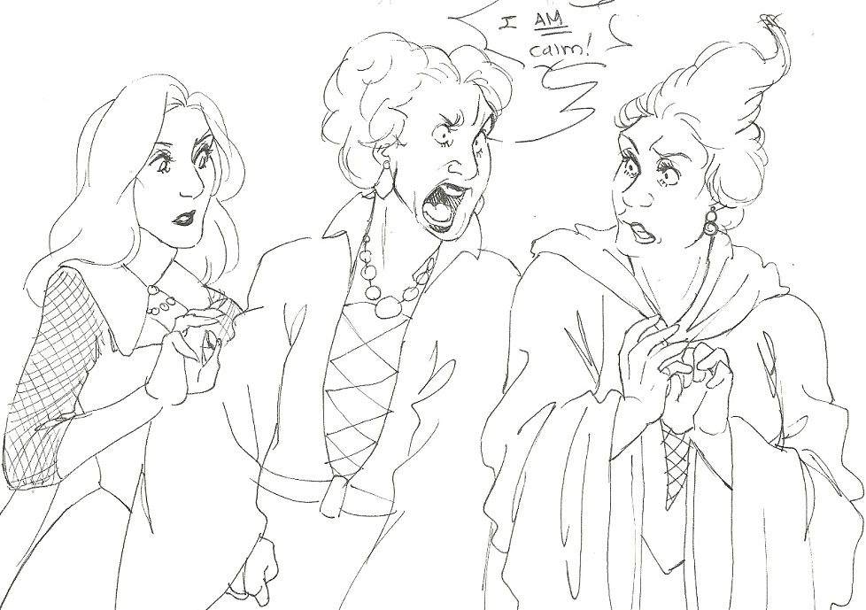 Free Hocus Pocus Coloring Pages Sanderson Sisters by LOTOLLE printable