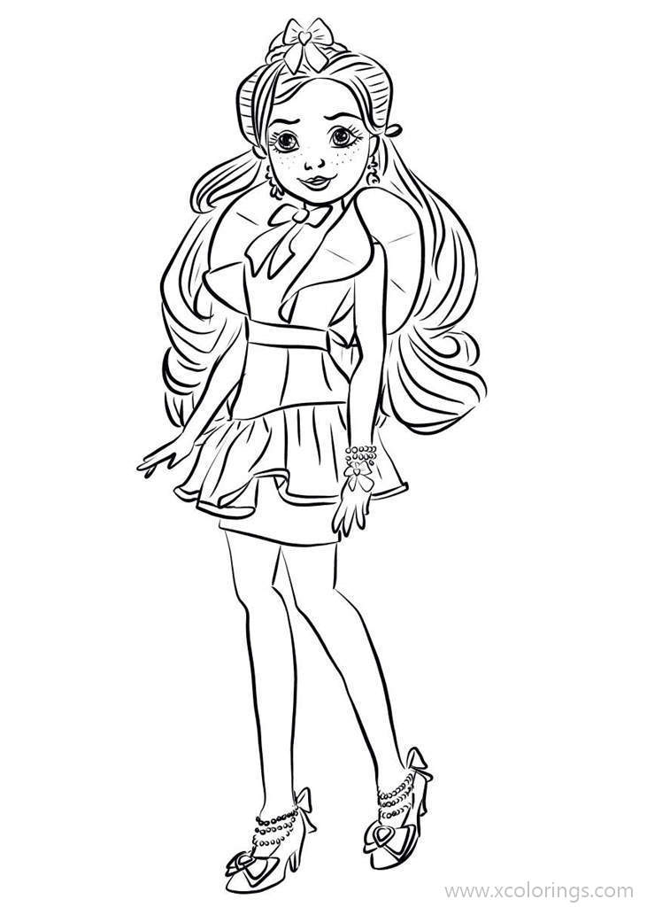 Free Jane From Descendants Coloring Pages printable