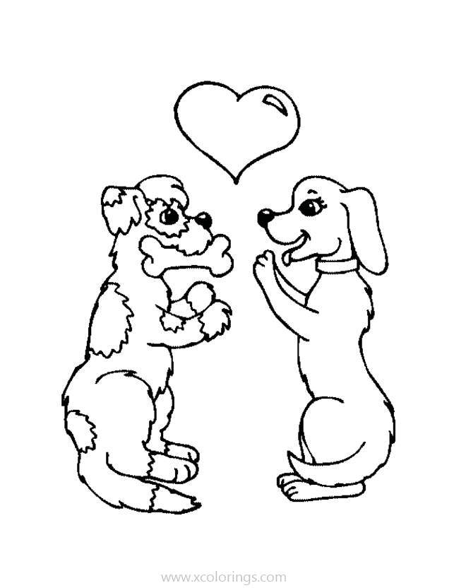 Free Lisa Frank Coloring Pages Puppies Love printable