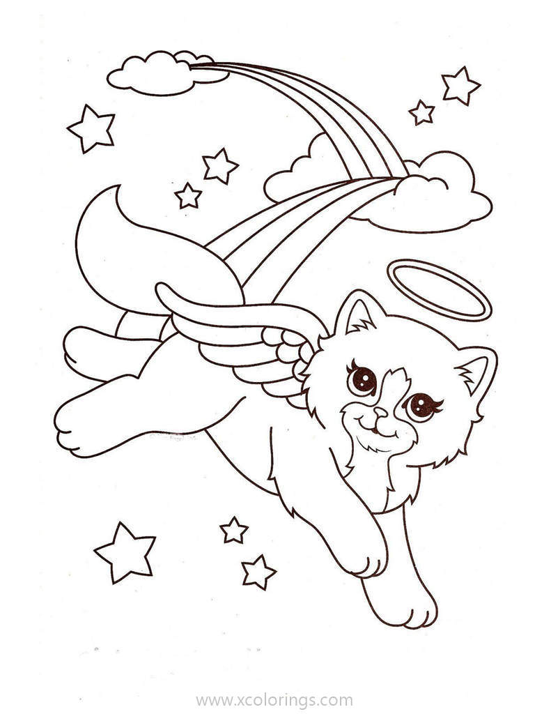 Free Lisa Frank Coloring Pages Purrscilla printable