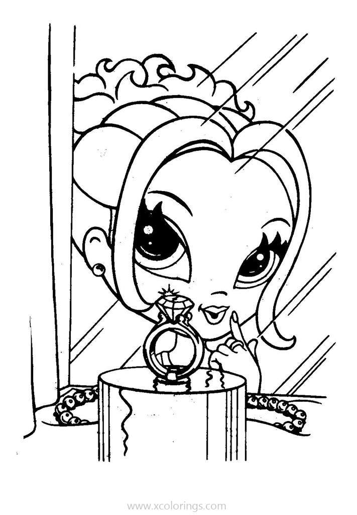 Free Lisa Frank Watching A Ring Coloring Pages printable
