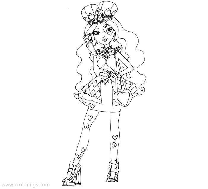 Free Lizzie Hearts Coloring Pages printable
