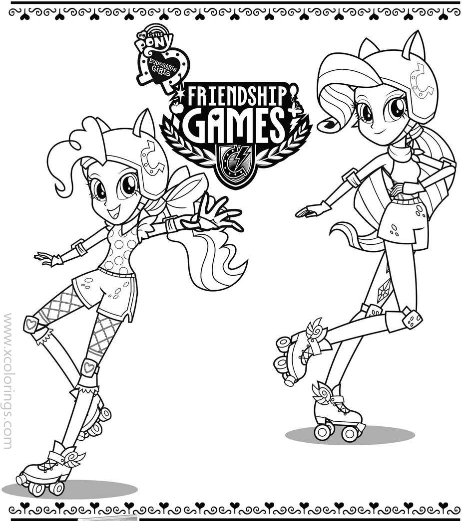 Free My Little Pony Equestria Girls Friendship Games Coloring Pages printable