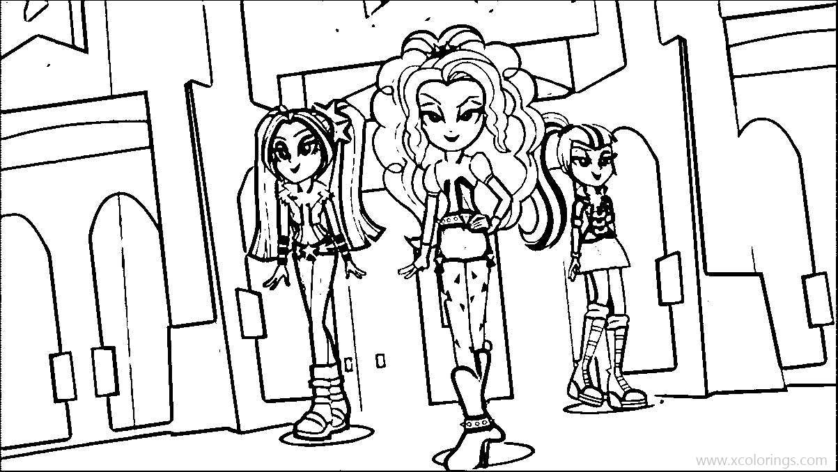 Free My Little Pony Equestria Girls Rainbow Rocks Coloring Pages printable