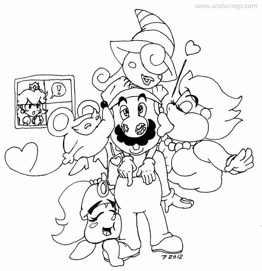 Free Paper Mario Coloring Pages by scourgeyz printable