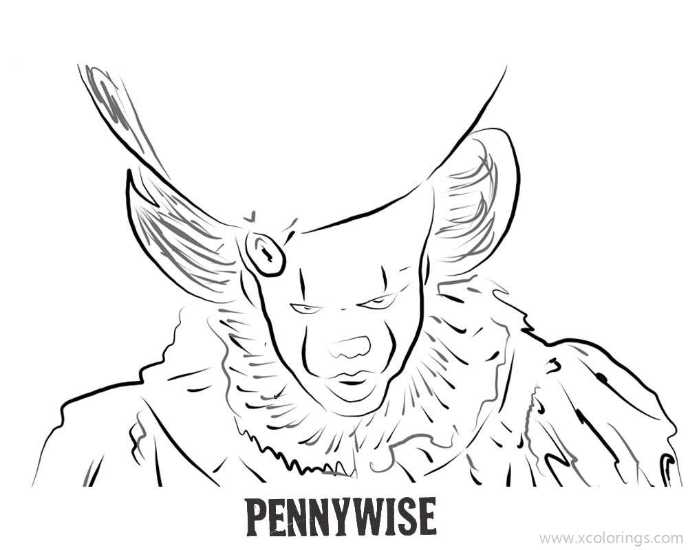 Free Pennywise Coloring Pages for Free printable