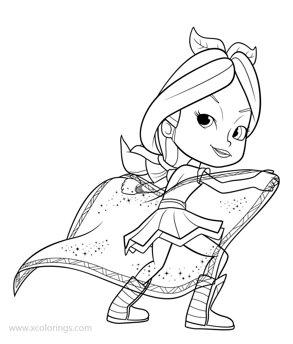 Free Pepper Mintz from Rainbow Rangers Coloring Pages printable