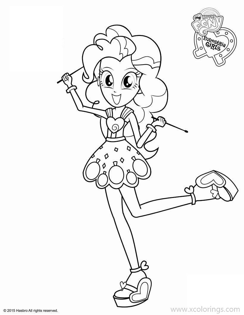 Free Pinkie Pie from Equestria Girls Coloring Pages printable