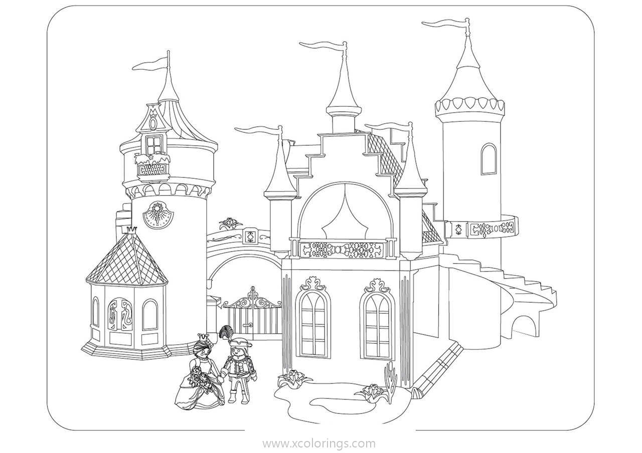 Free Playmobil Castle Coloring Pages printable