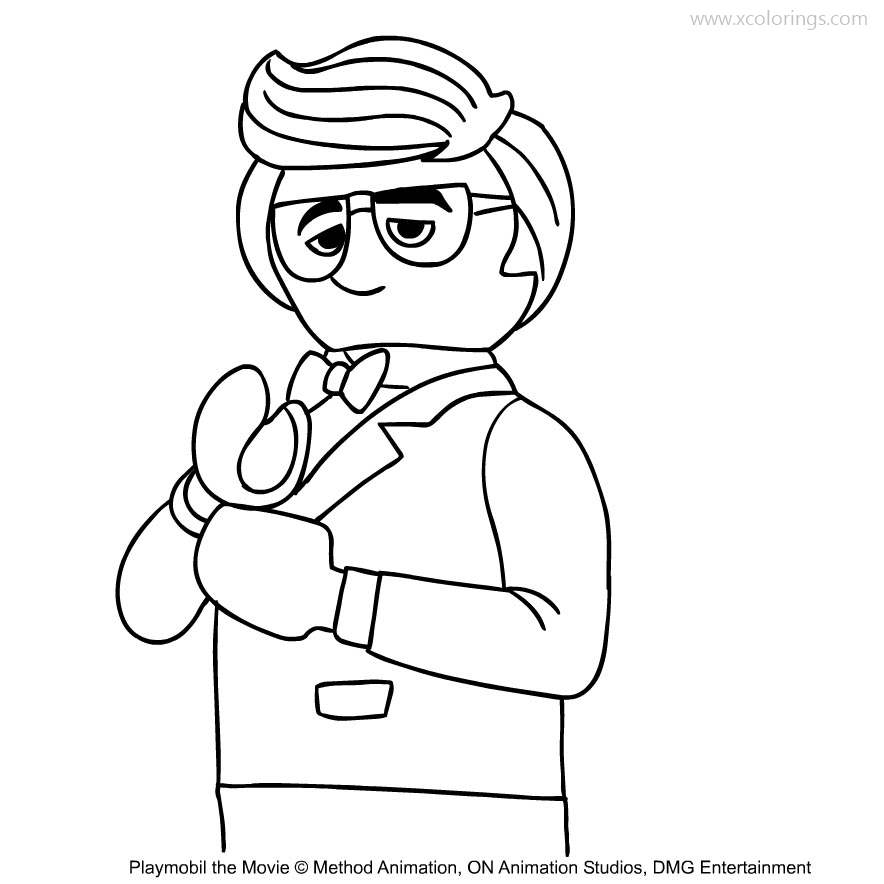 Free Playmobil Coloring Pages Rex Dasher printable