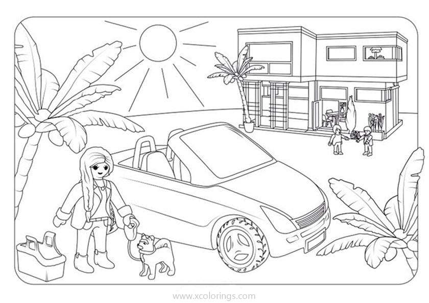 Free Playmobil Coloring Pages Vet Clinic printable