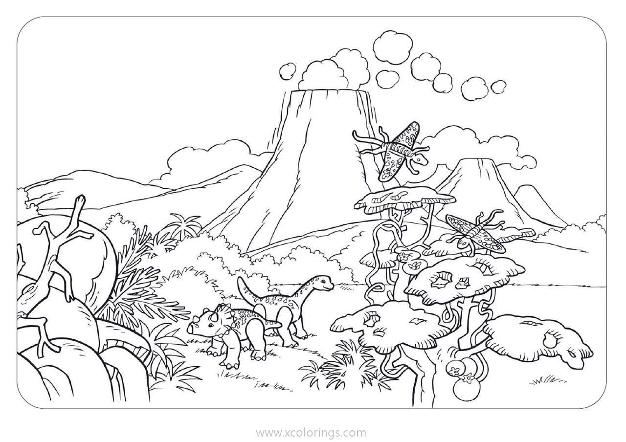 Free Playmobil Dinosaurs Coloring Pages printable
