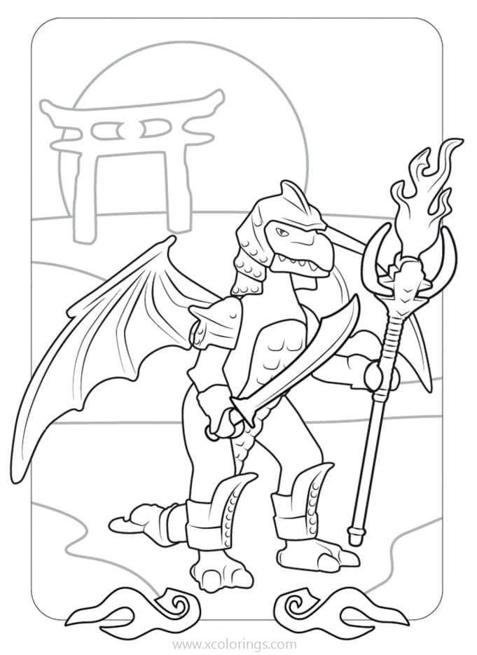 Free Playmobil Dragon Knight Coloring Pages printable