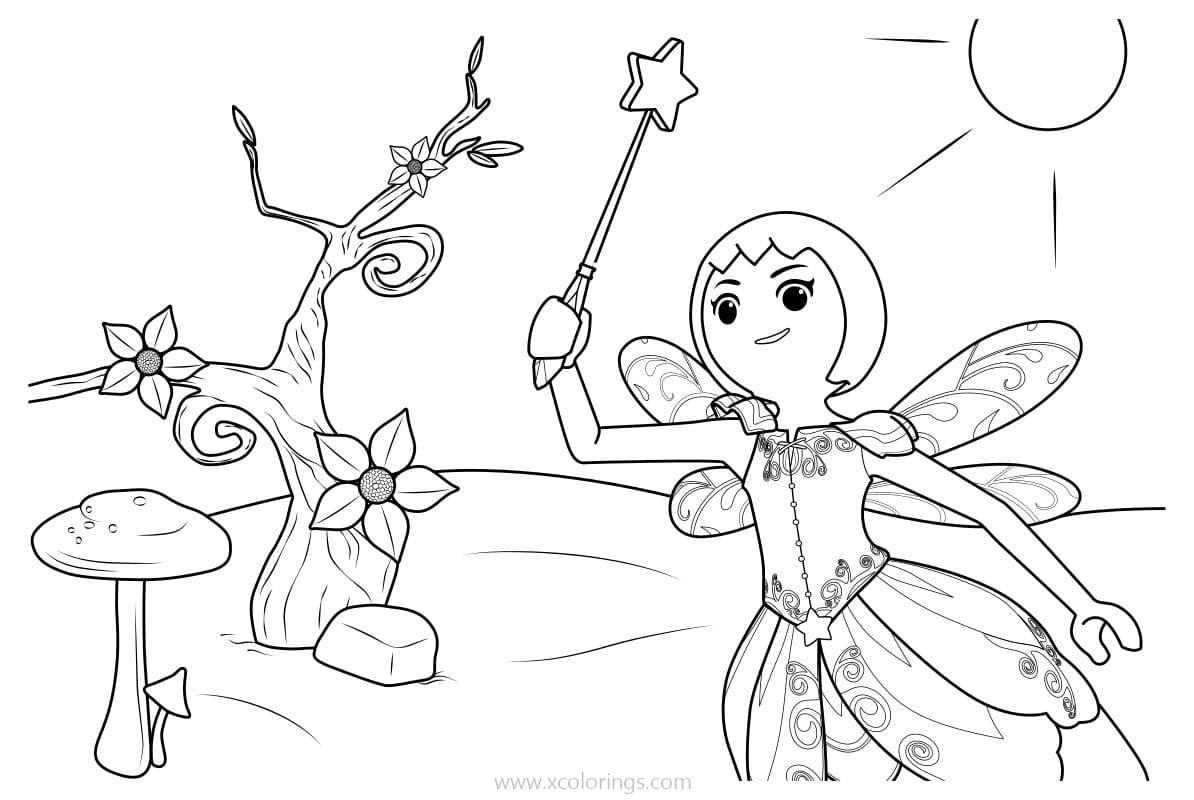 Free Playmobil Fairy Coloring Pages printable
