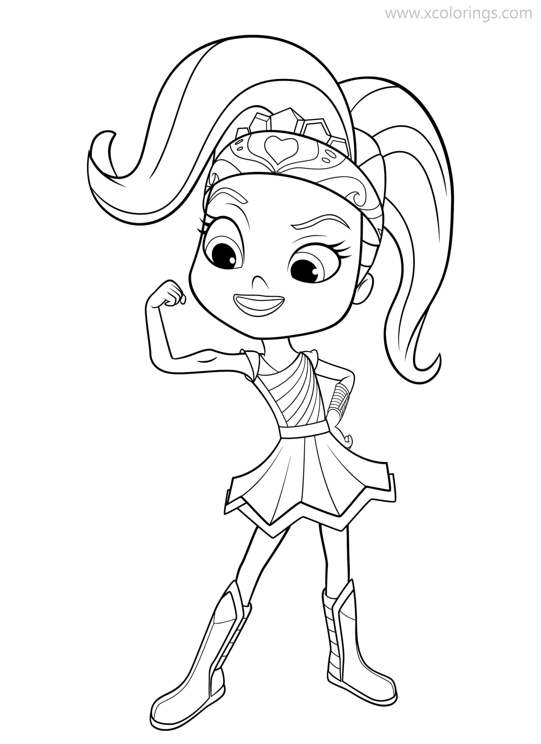 Download Rainbow Rangers Coloring Pages Rosie Redd - XColorings.com