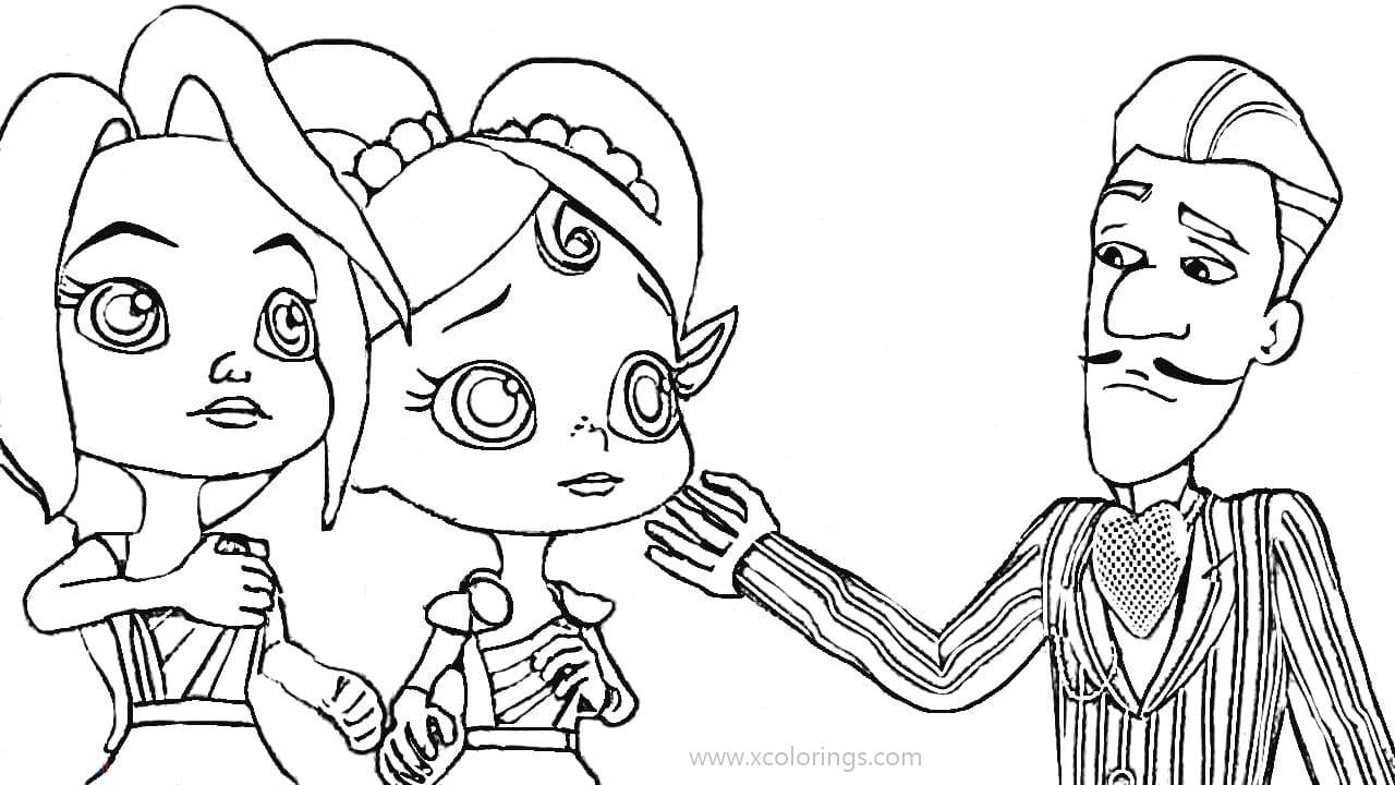 Free Rainbow Rangers Girls Coloring Pages printable