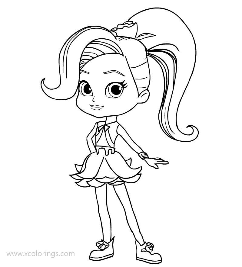 Rainbow Rangers Rosie Redd Coloring Pages - XColorings.com
