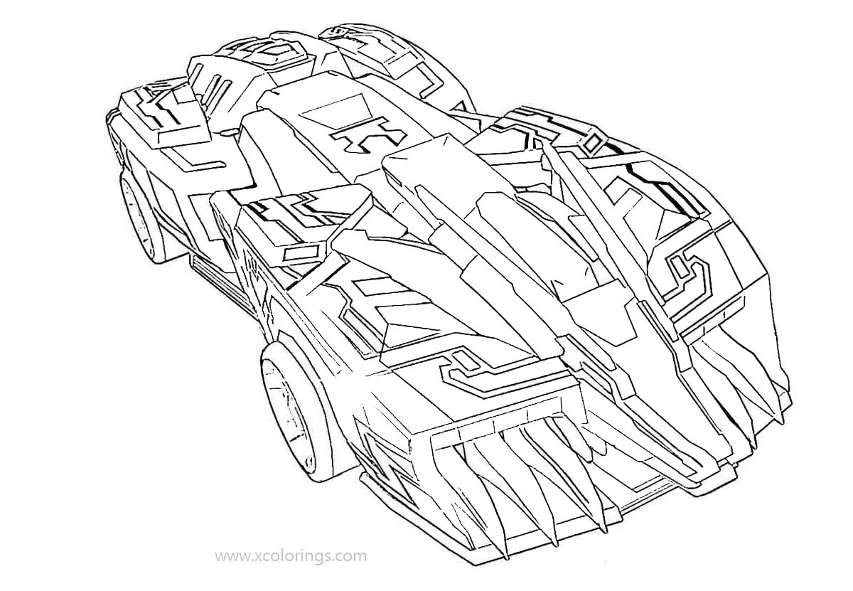 Free Screechers Wild Coloring Pages A Car was Born printable