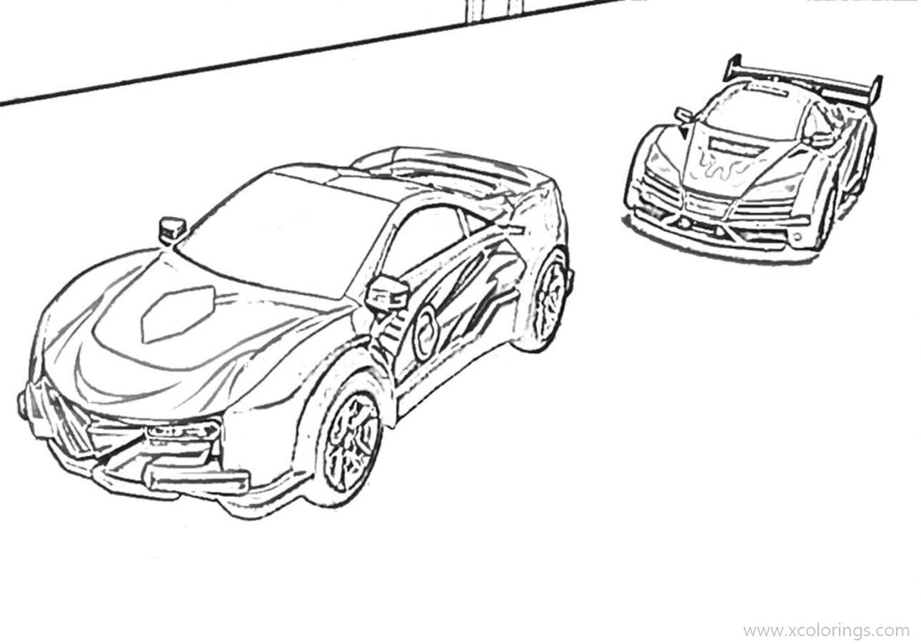 Free Screechers Wild Coloring Pages Cars Racing printable