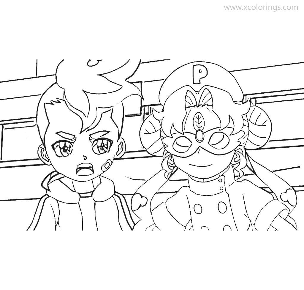 Free Screechers Wild Coloring Pages Ringo and Ann printable