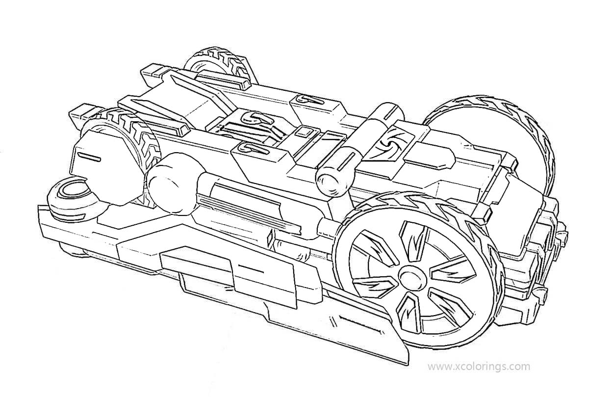 Free Screechers Wild Coloring Pages Transforming Car printable
