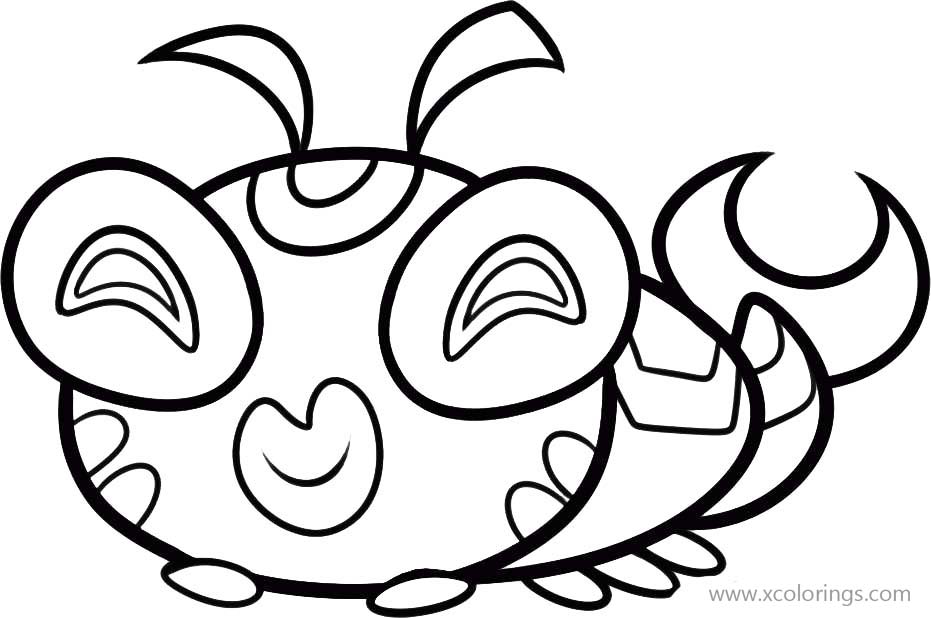 Free Silkie from Teen Titans Go Coloring Pages printable