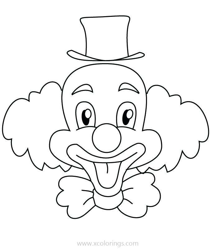 Free Simple Pennywise Coloring Pages printable