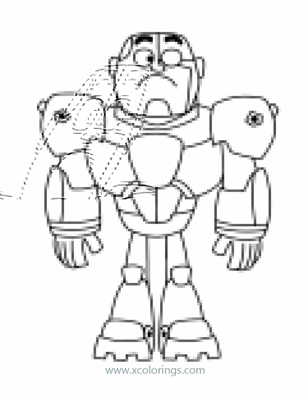 Free Teen Titans Go Coloring Pages Cyborg Weirded Out printable