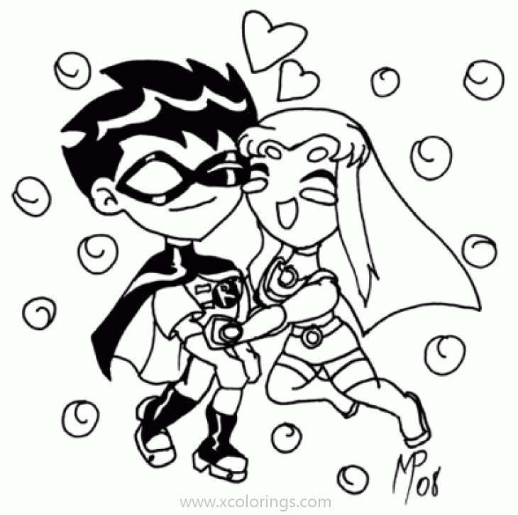 Free Teen Titans Go Coloring Pages Love printable
