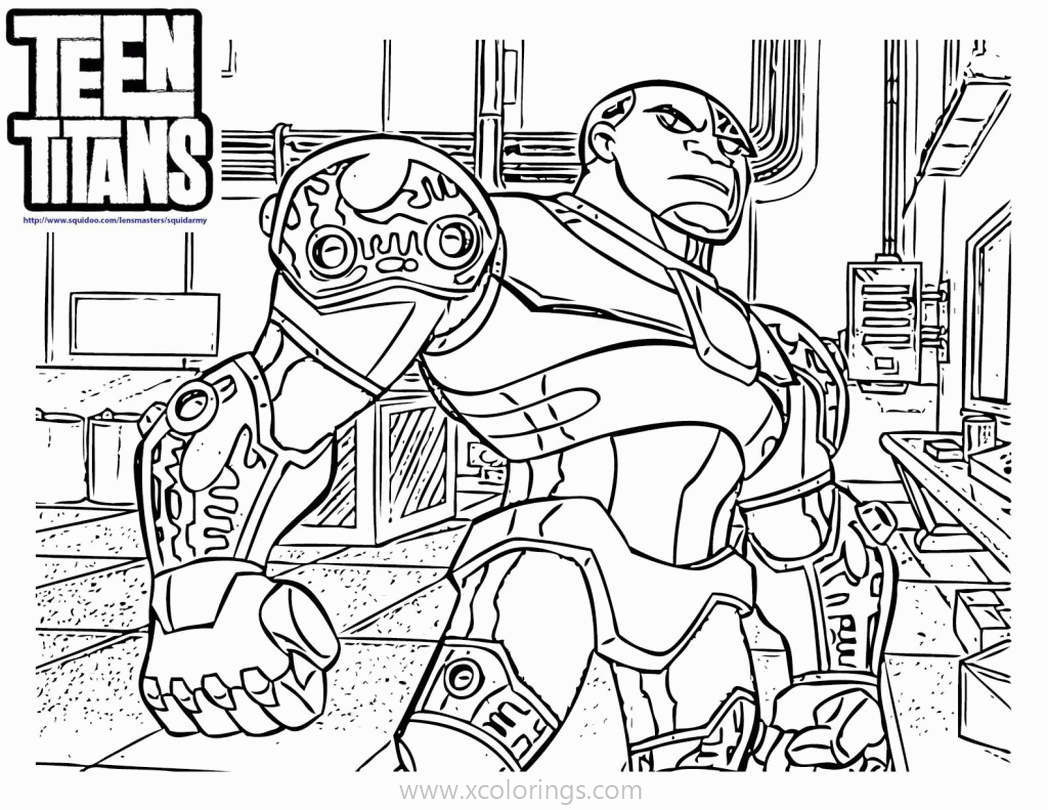 Free Teen Titans Go Coloring Pages Vitor Stone printable